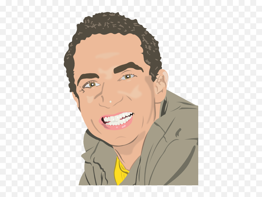 Man Smiling Clip Art At Clker - Man Smiling Clipart Emoji,Smiling Clipart
