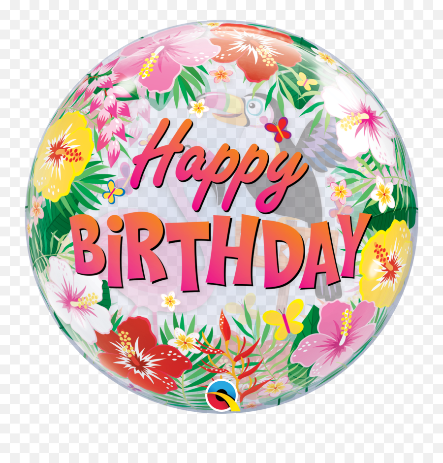 Flamingo Birthday Bash - Happy Birthday Hawaii Balloons Emoji,Birthday Bash Png