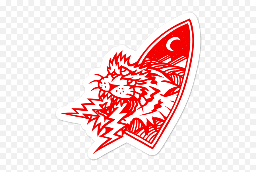 Red Lightning Tiger Emoji,Red Lightning Transparent