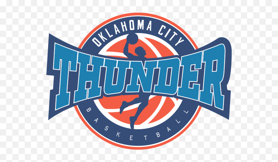 Nba Logo Oklahoma City Thunder Oklahoma City Thunder Svg Emoji,Nba Logo Vector