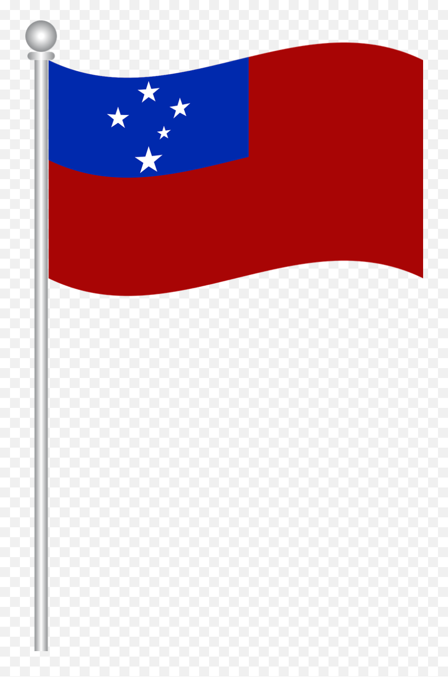 Flag Of Samoa - Free Vector Graphic On Pixabay Emoji,Flag Transparent Background
