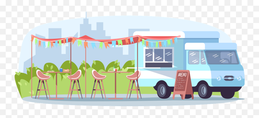 Premium Food Trucks Illustration Pack From Food U0026 Drink Emoji,Food Truck Clipart