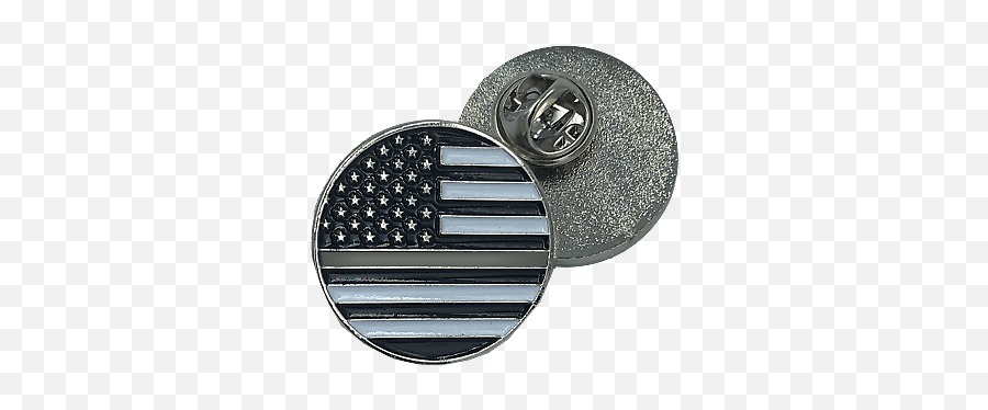 Cl7 - 03 Thin Gray Line Pin Corrections American Flag Correctional Officer Round Ebay Emoji,American Flag Circle Png