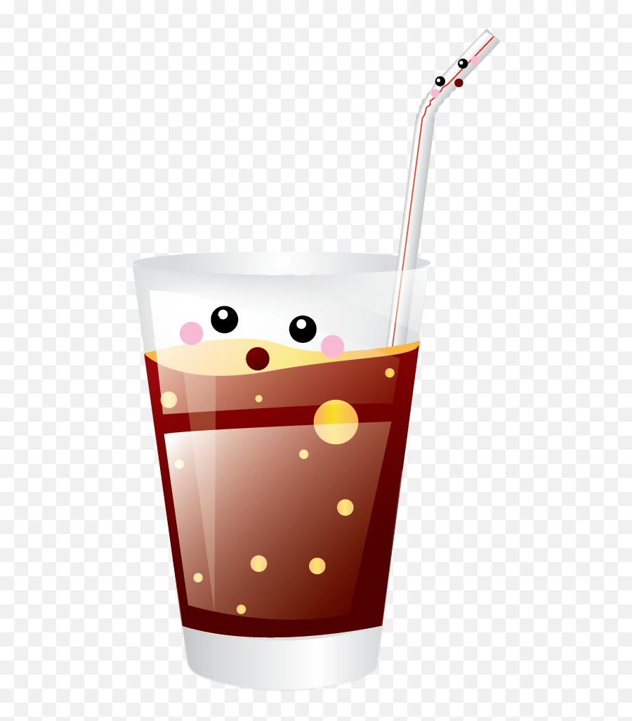 Download Glasses Clipart Kawaii - Cute Soft Drinks Clipart Emoji,Drink Clipart
