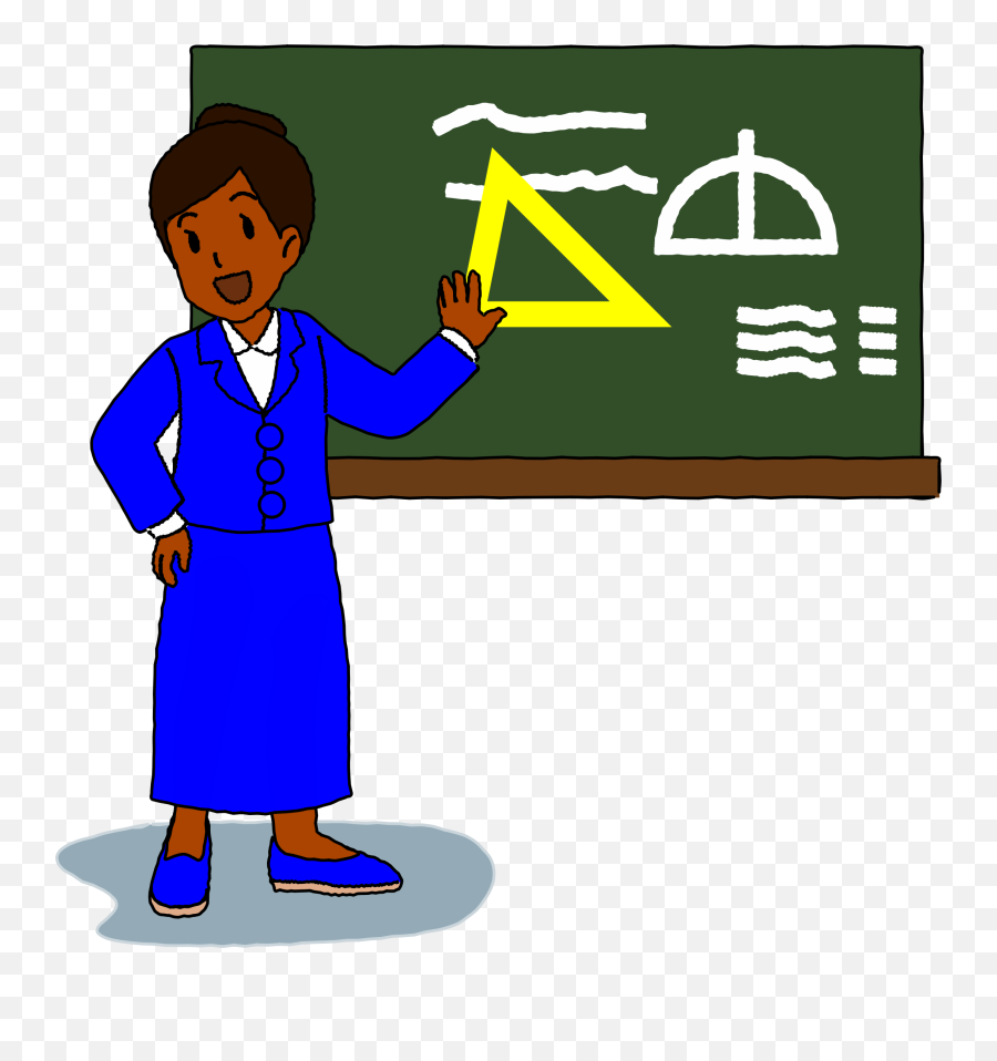 African Lady Teacher Clipart Free Download Transparent Png - Clip Art Geometry Teacher Emoji,Teacher Png