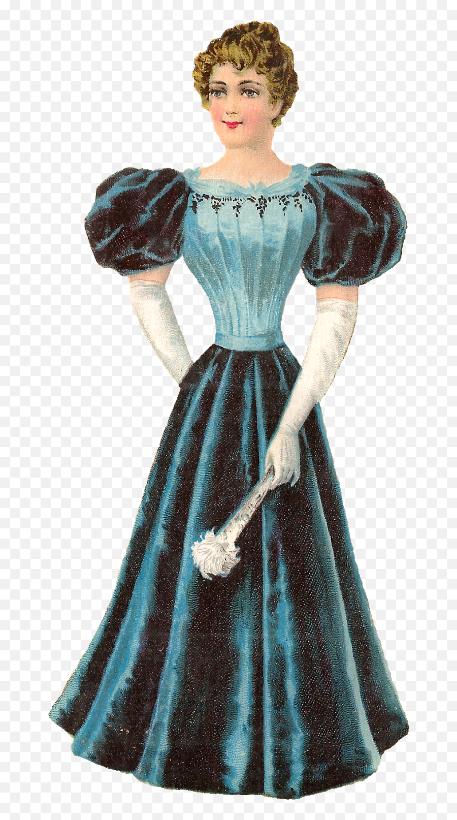Victorian Womens Fashion Clipart - Victorian Era Fashion Png Emoji,Fashion Clipart