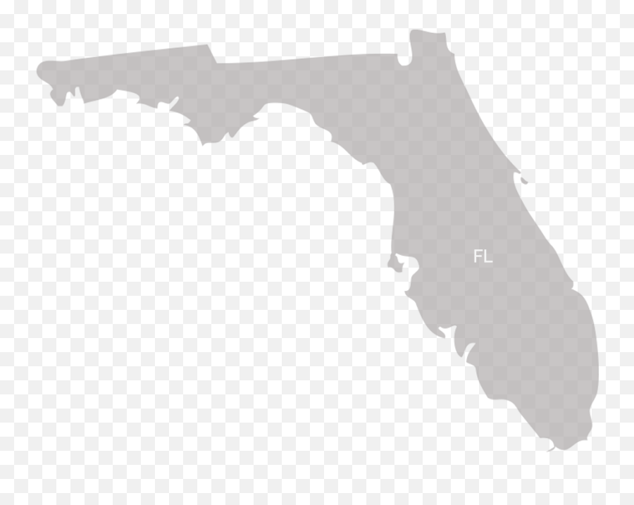 Washington State Outline Png - Blue Florida Clipart Emoji,Florida Outline Png