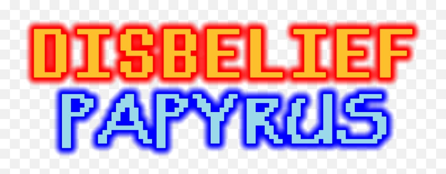 Disbelief Sprites - Vertical Emoji,Undertale Logo