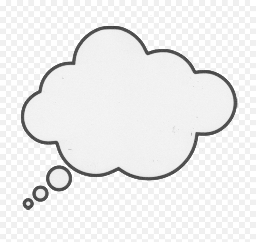 Transparent Sleep Thought Bubble Png - Dot Emoji,Thought Bubble Png