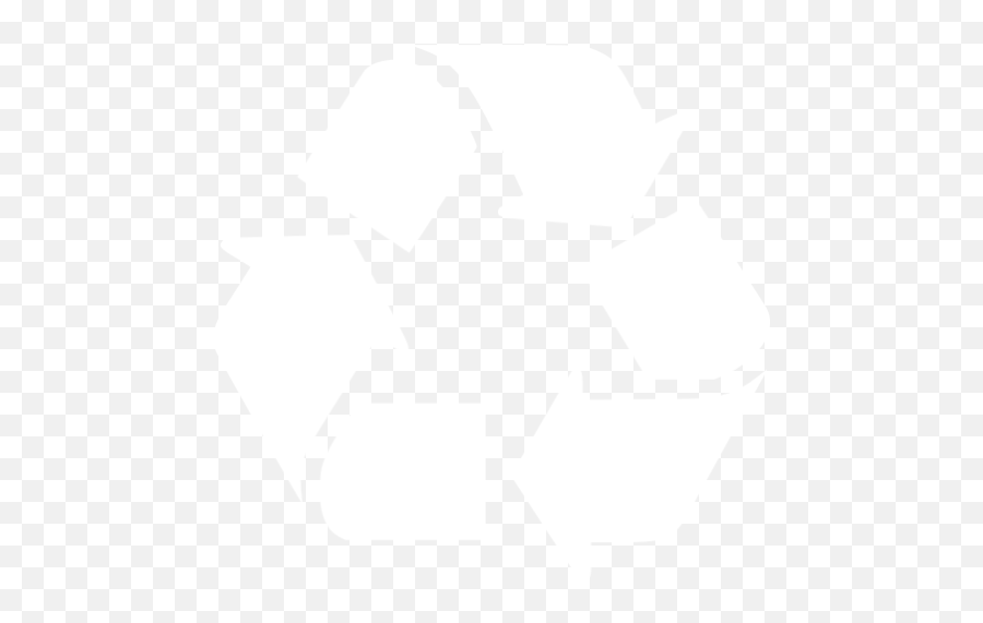 White Recycle Icon - Recycle Sign Emoji,Recycle Png
