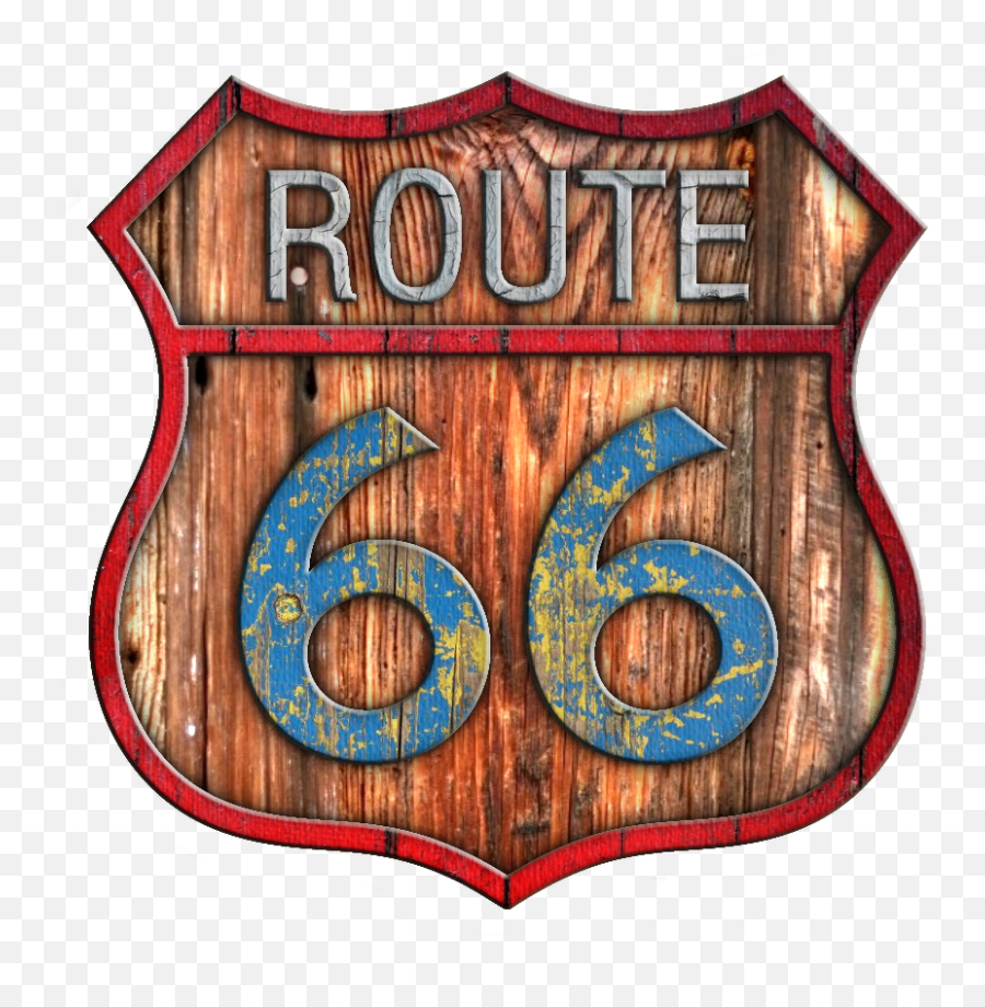 Pin - Route 66 Sign Painting Emoji,Route 66 Logo