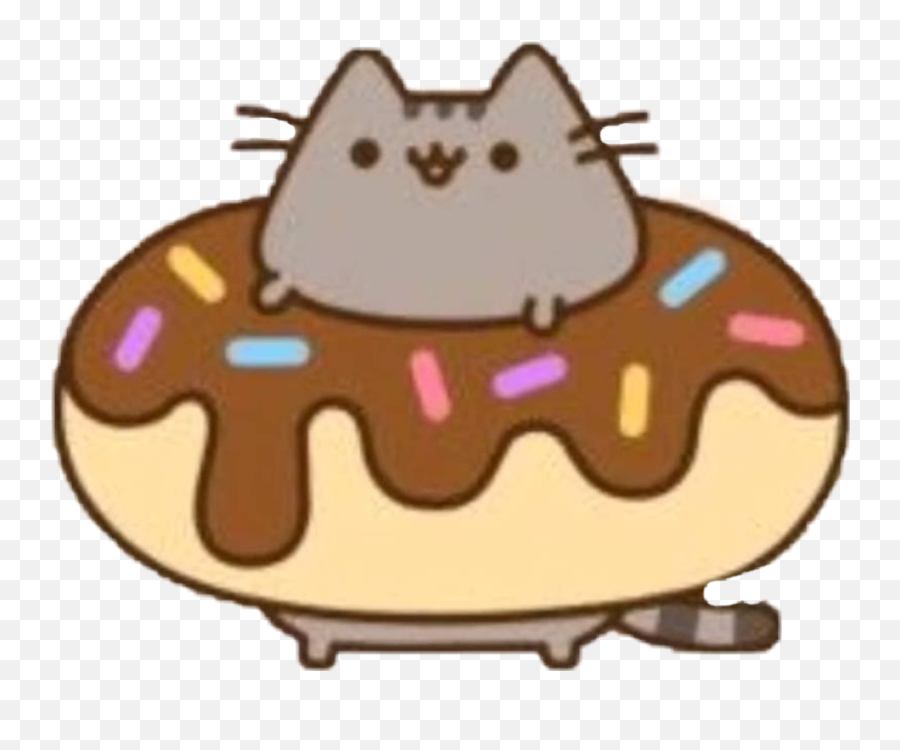Pusheen Donut - Pusheen Cat Emoji,Pusheen Transparent Background