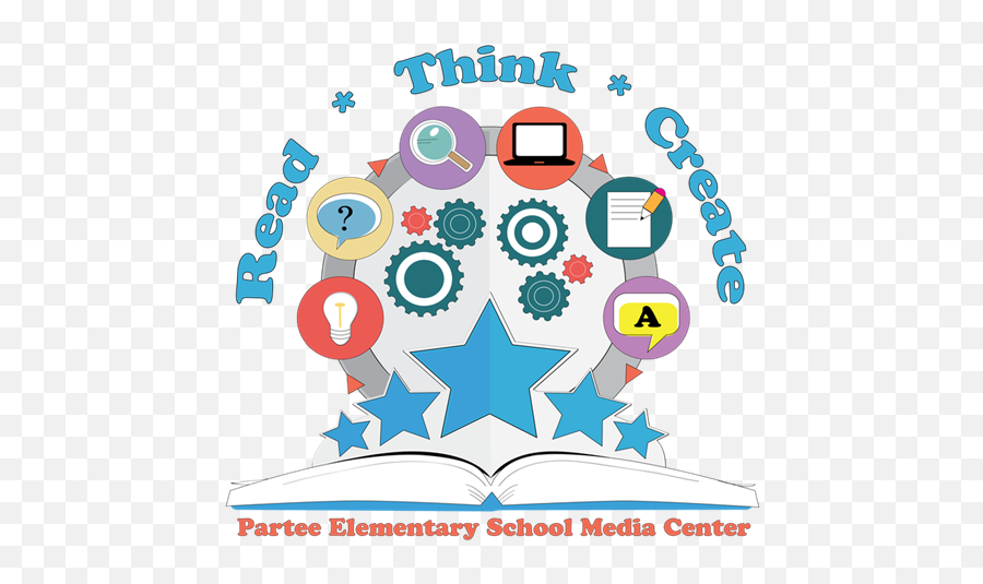 Media Center Library Home - School Media Center Logo Emoji,Media Clipart