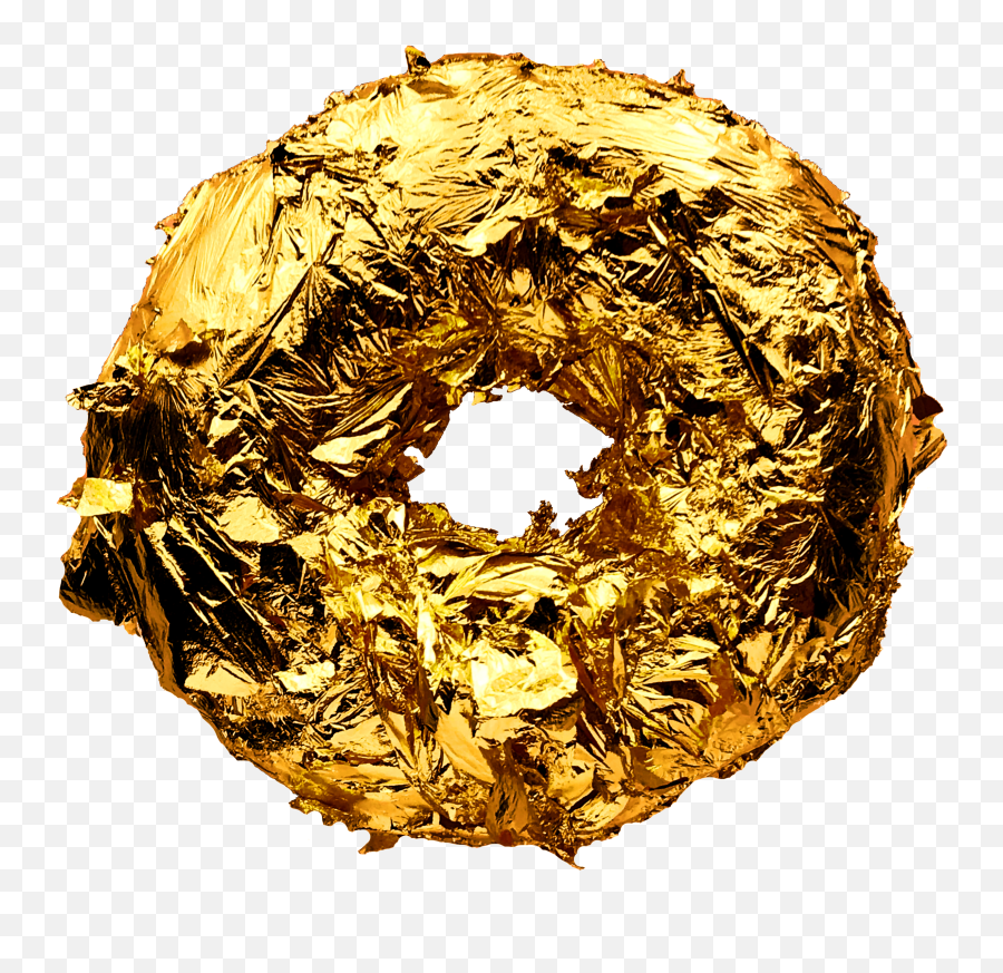 Cristal Champagne - Infused 24karat Gold Doughnut Released In Gold Doughnut Emoji,Donut Transparent