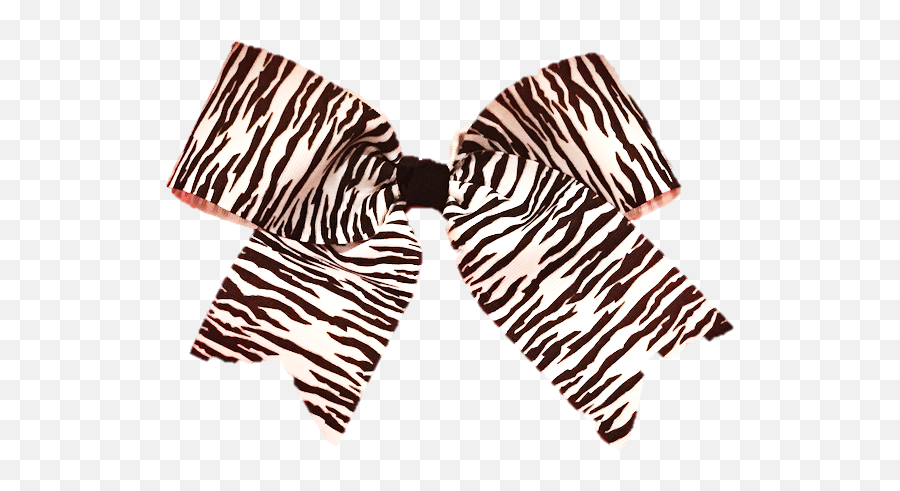 Basic Zebra Print Cheer Bow - Swimwear Clipart Full Size Solid Emoji,Cheer Bow Clipart