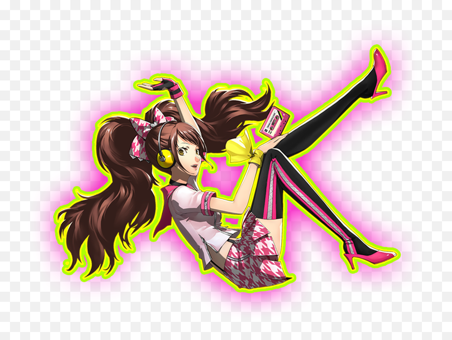Rise Kujikawa Persona 4 Arena - Persona Dance Official Art Emoji,Persona Png