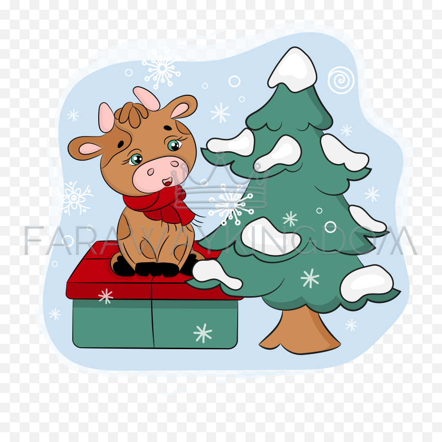 Christmas Tree Vector Illustration Set Emoji,Christmas Tree Vector Png