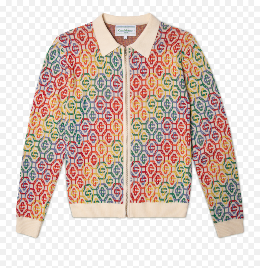 Rainbow Logo Knit Cardigan Emoji,Logo Knits