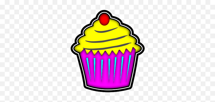 Halloween Cupcake Clipart Free Clipart - Clipart Cupcake Yellow Emoji,Cupcake Clipart