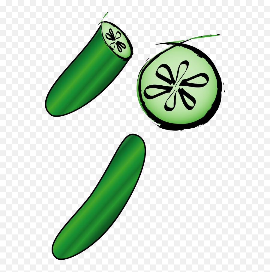 How To Draw Animated Lettuce - Cartoon Cucumber Slice Drawing Emoji,Lettuce Clipart