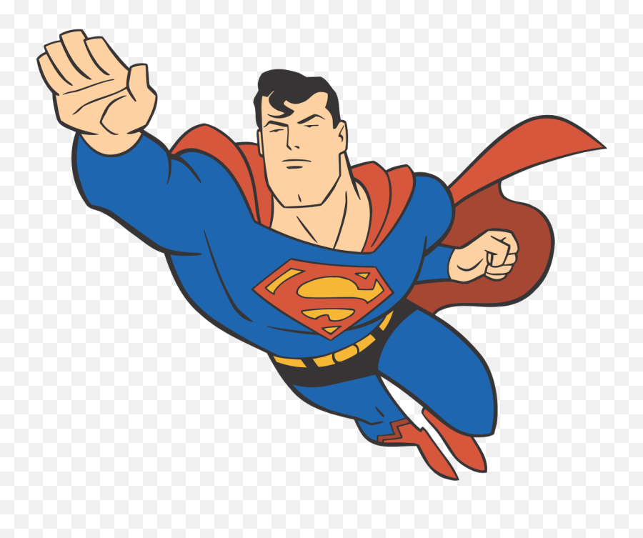 Clark Kent Cartoon Superhero Superman Lo 1718312 - Png Super Man Cartoon Png Emoji,Superman Logo