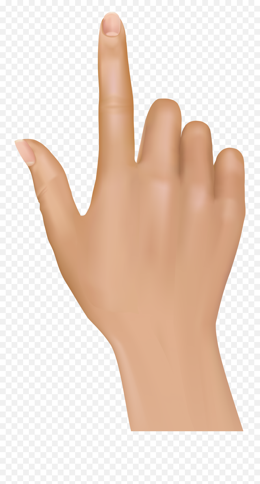 Hand Clipart - Hand With Finger Png Emoji,Hand Clipart