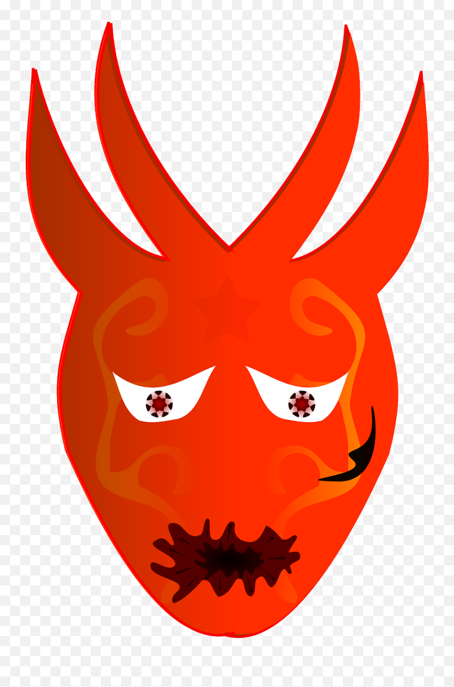 Devil Mask Monster Horns Png Picpng - Devil Emoji,Horns Png