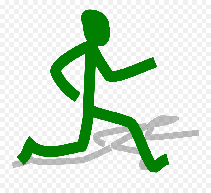 Geen Runner Clipart Free Image - For Running Emoji,Runner Clipart