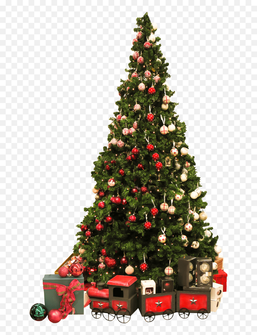 Gifts Transparent Png - Christmas Tree Vintage Png Emoji,Christmas Tree Transparent