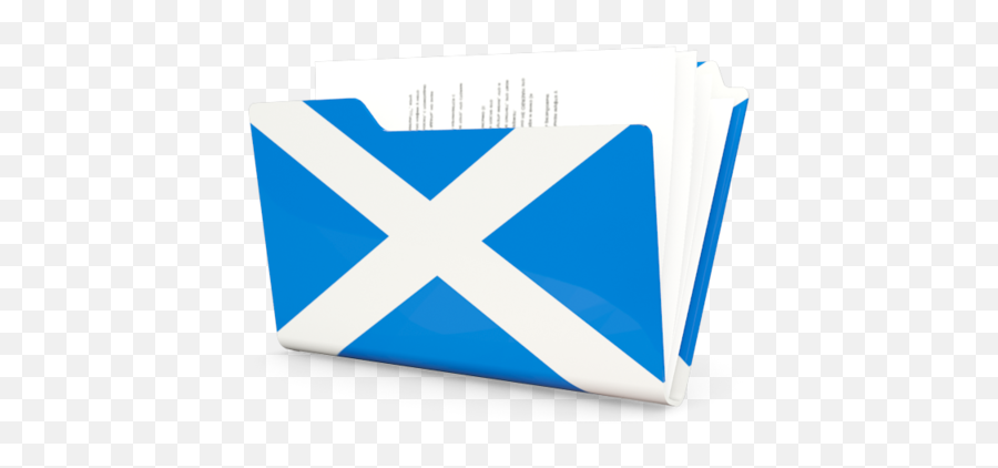 Folder Icon Illustration Of Flag Of Scotland - Scotland Folder Icon Png Emoji,Folder Icon Png