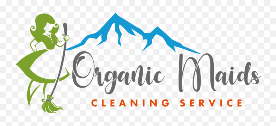 Organic Maids Emoji,Cleaning Service Logo