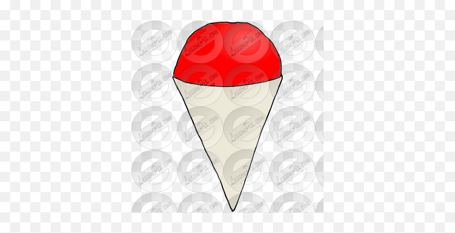 Snow Cone Picture For Classroom Therapy Use - Great Snow Cone Emoji,Cone Clipart