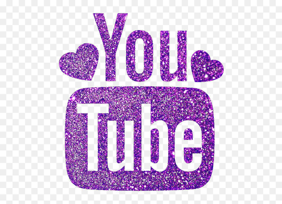 Youtube Clipart Glitter Youtube - Glitter Youtube Emoji,Cute Youtube Logo