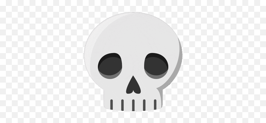 Top Skull Stickers For Android Ios - Skull Gif Transparent Background Emoji,Skull Emoji Png