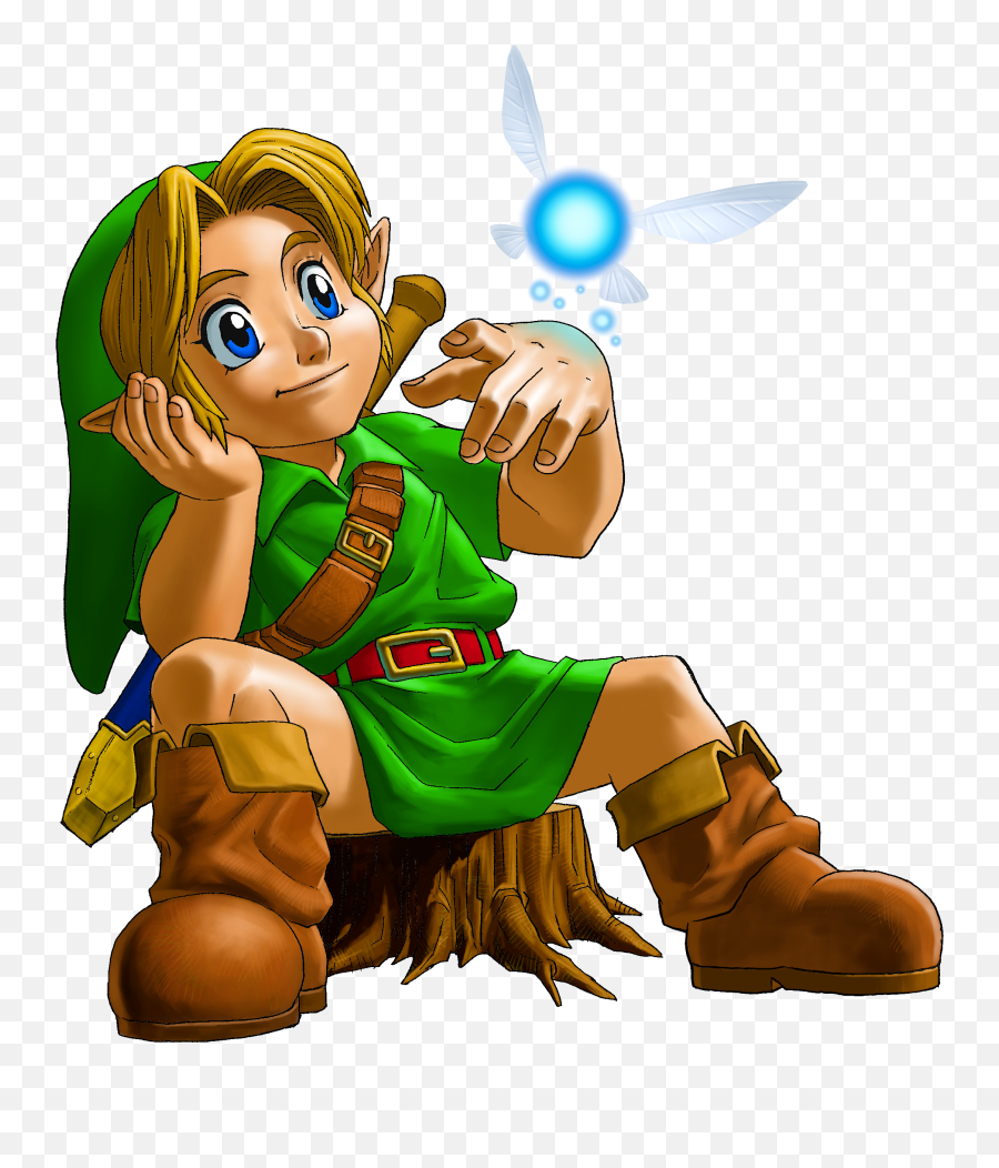 The Legend Of Zelda Clipart Zelda Little Link Png - Legend Link Ocarina Of Time Art Emoji,Zelda Transparent