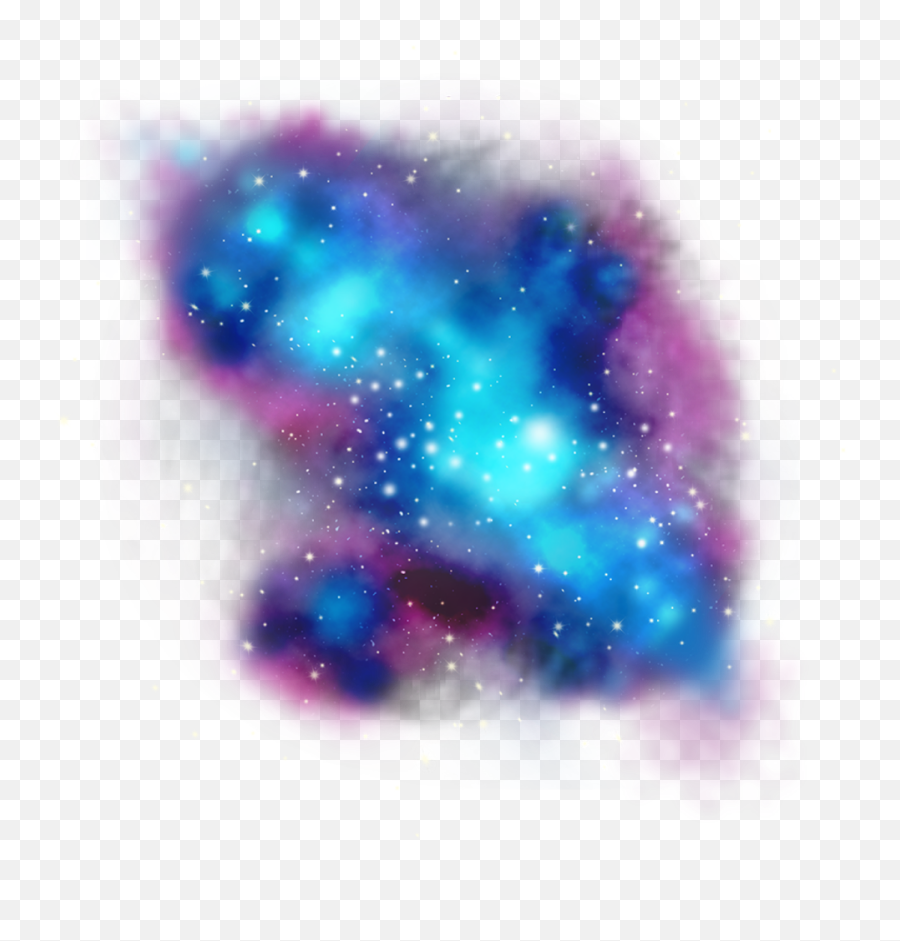 Freetoedit Clipart Png Stars Galaxy - Galaxy Nebula Transparent Background Emoji,Galaxy Transparent Background