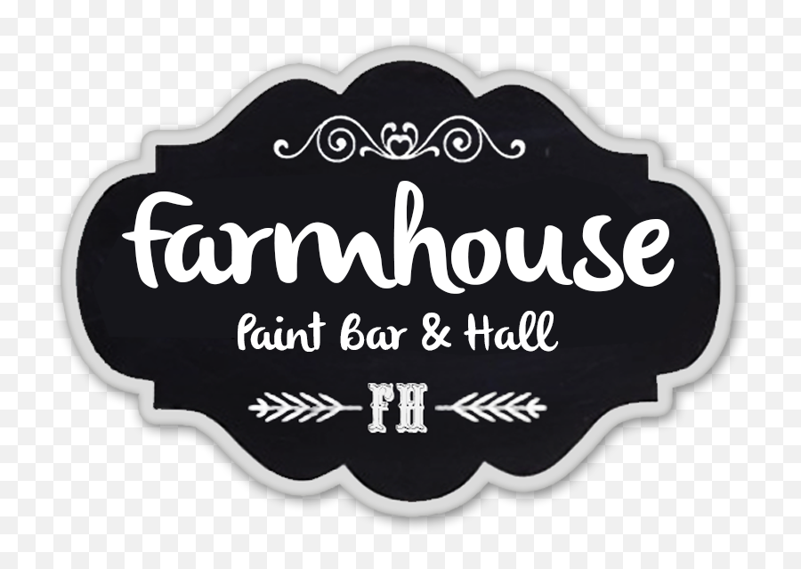 The Farmhouse Paint Bar And Hall - Language Emoji,Farmhouse Logo