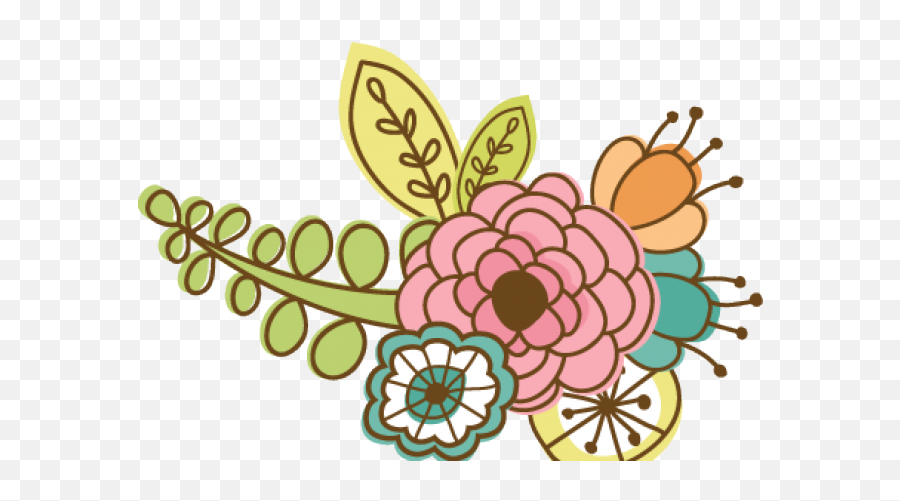 Flower Transparent Png Doodle - Flowers Doodles Transparent Backround Emoji,Doodle Clipart