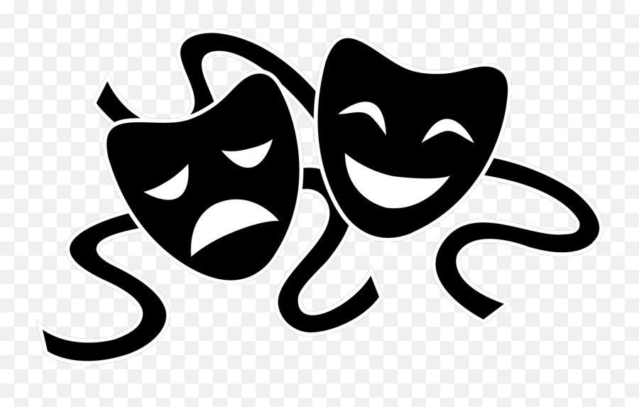 Drama Theatre Of Ancient Greece Comedy - Theatre Masks Transparent Emoji,Drama Png