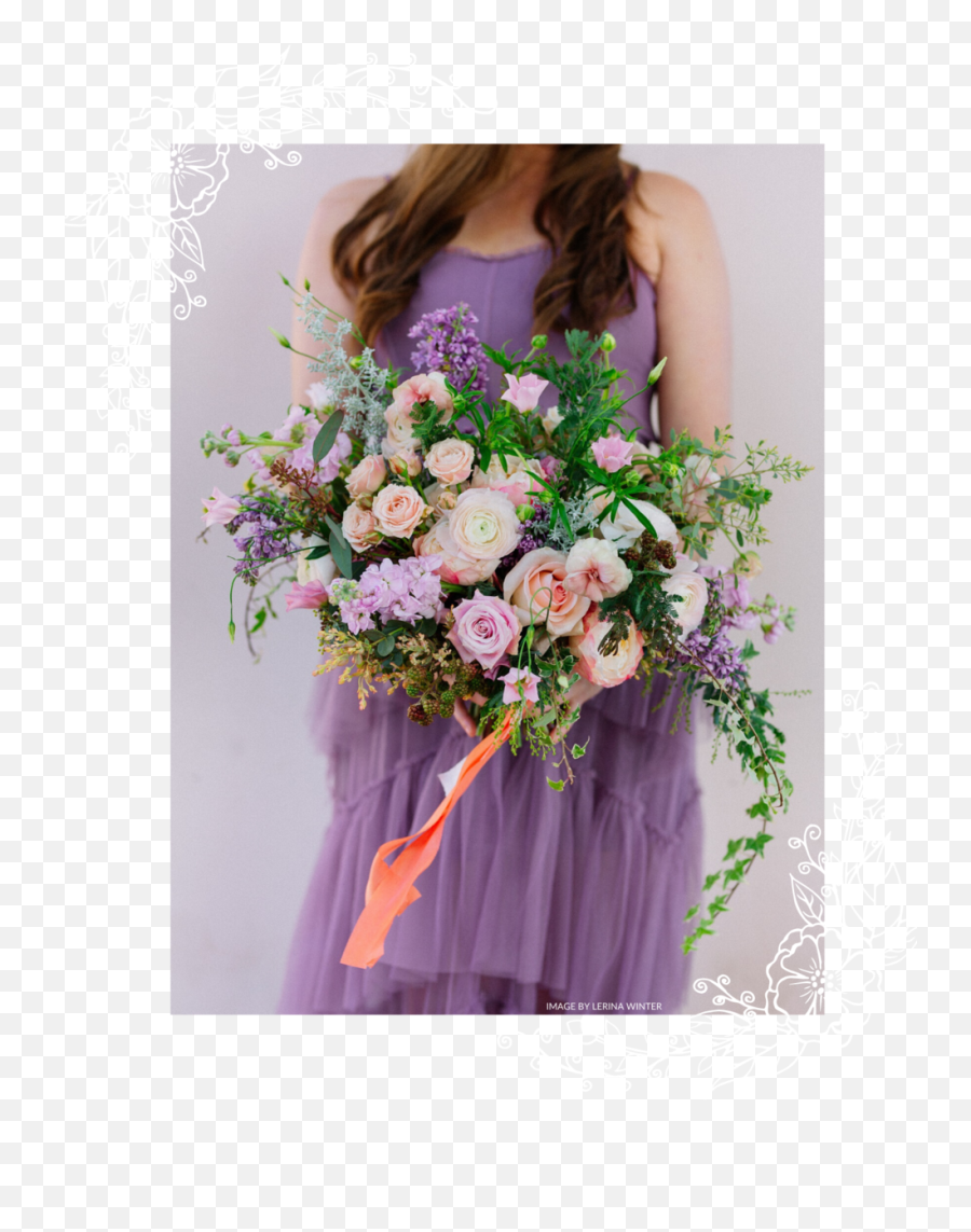 Mckenna Floral - Bridesmaid Dress Emoji,Floral Png