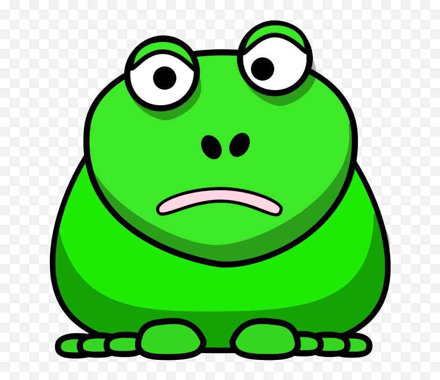 Animated Frog Clipart - Animal Cartoon Clipart Frog Emoji,Frog Clipart