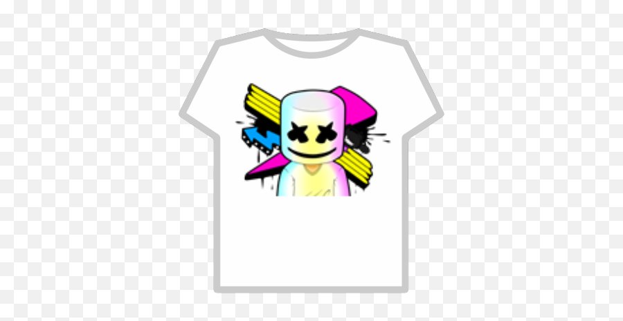 Autentic Om Bogat Presupusa T Shirt Roblox Marshmello Emoji,Marshmello Png