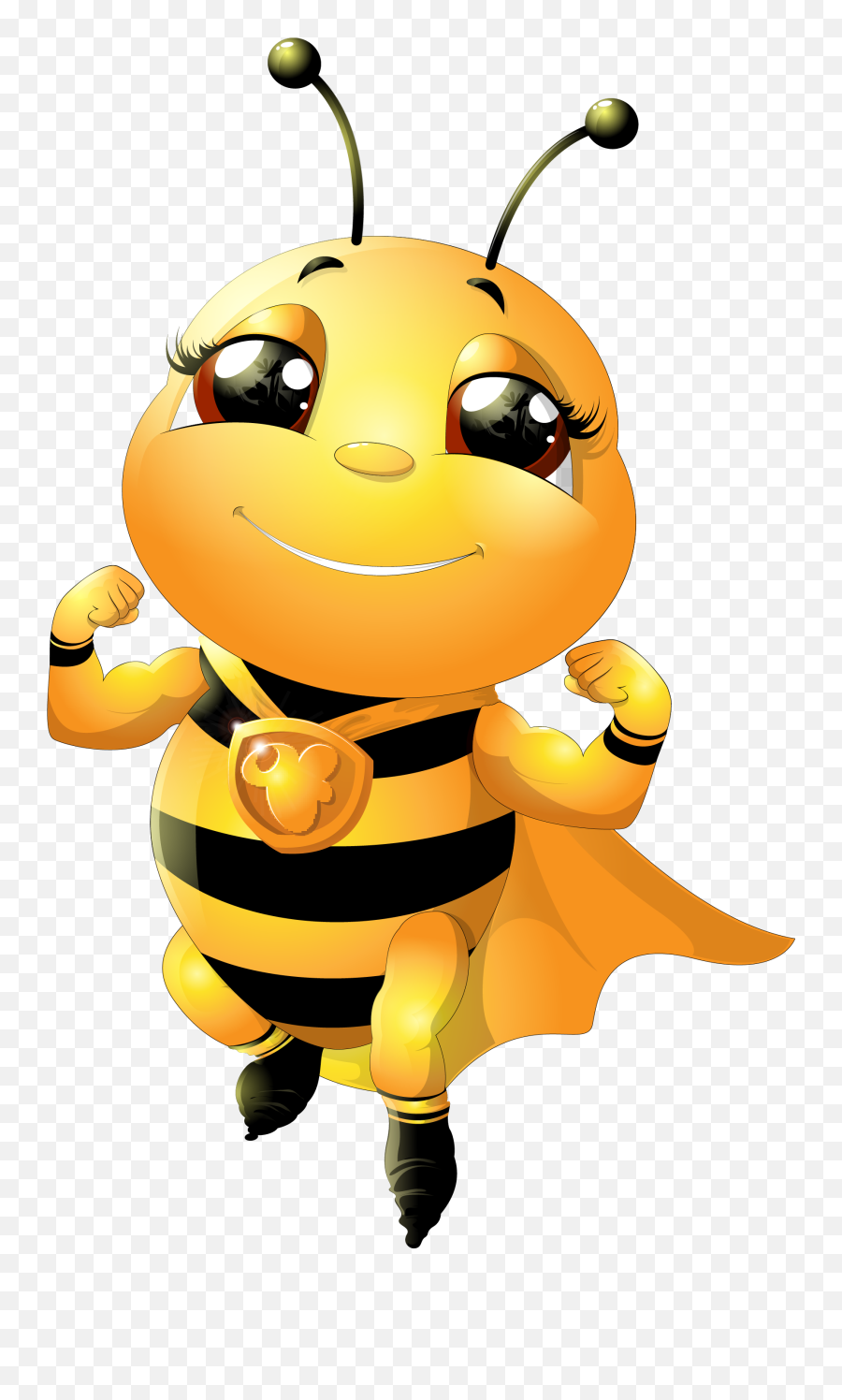 Honey Bumblebee Cartoon Bee Free Download Png Hq - Honey Bee Bubble Bee Clipart Emoji,Bumblebee Clipart