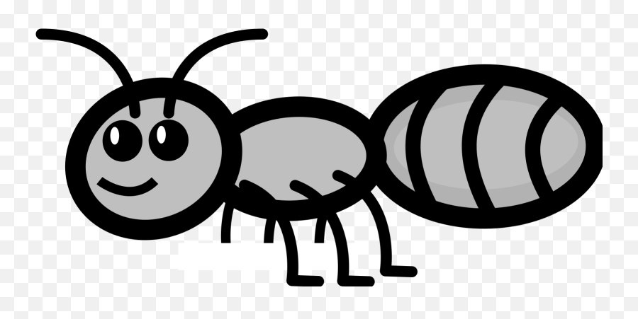 Cute Cartoon Ant With Legs Cut To Stand On A Box Svg Clip Art Emoji,Ant Hill Clipart