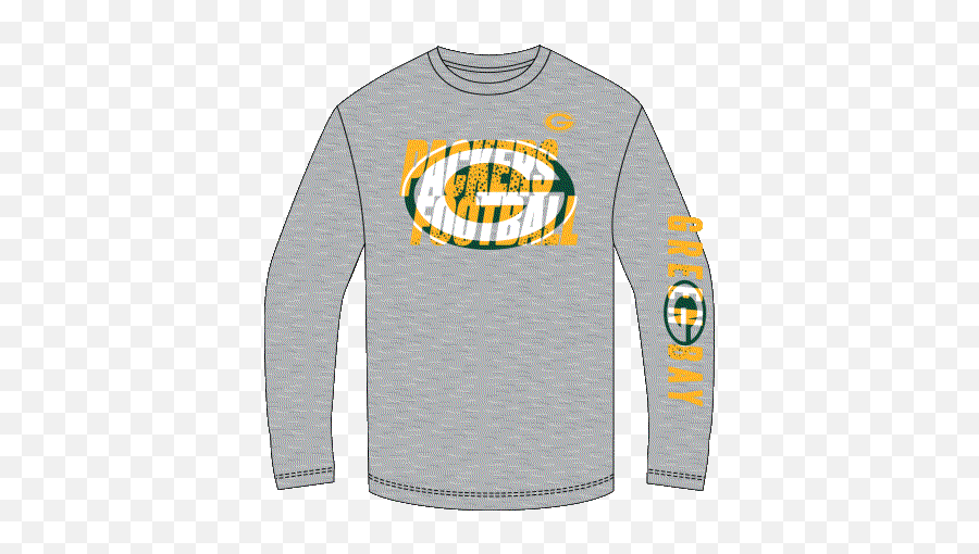 Green Bay Packers Youth Play It Long Sleeve Shirt Emoji,Green Bay Packer Logo Pictures