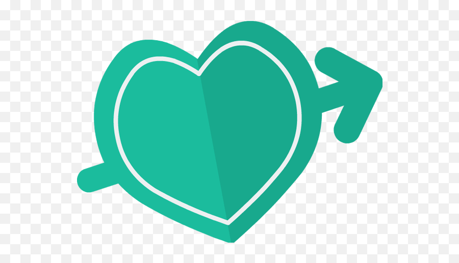 Download Hd Love Symbol With Arrow Clipart Transparent Png Emoji,Cute Arrow Clipart