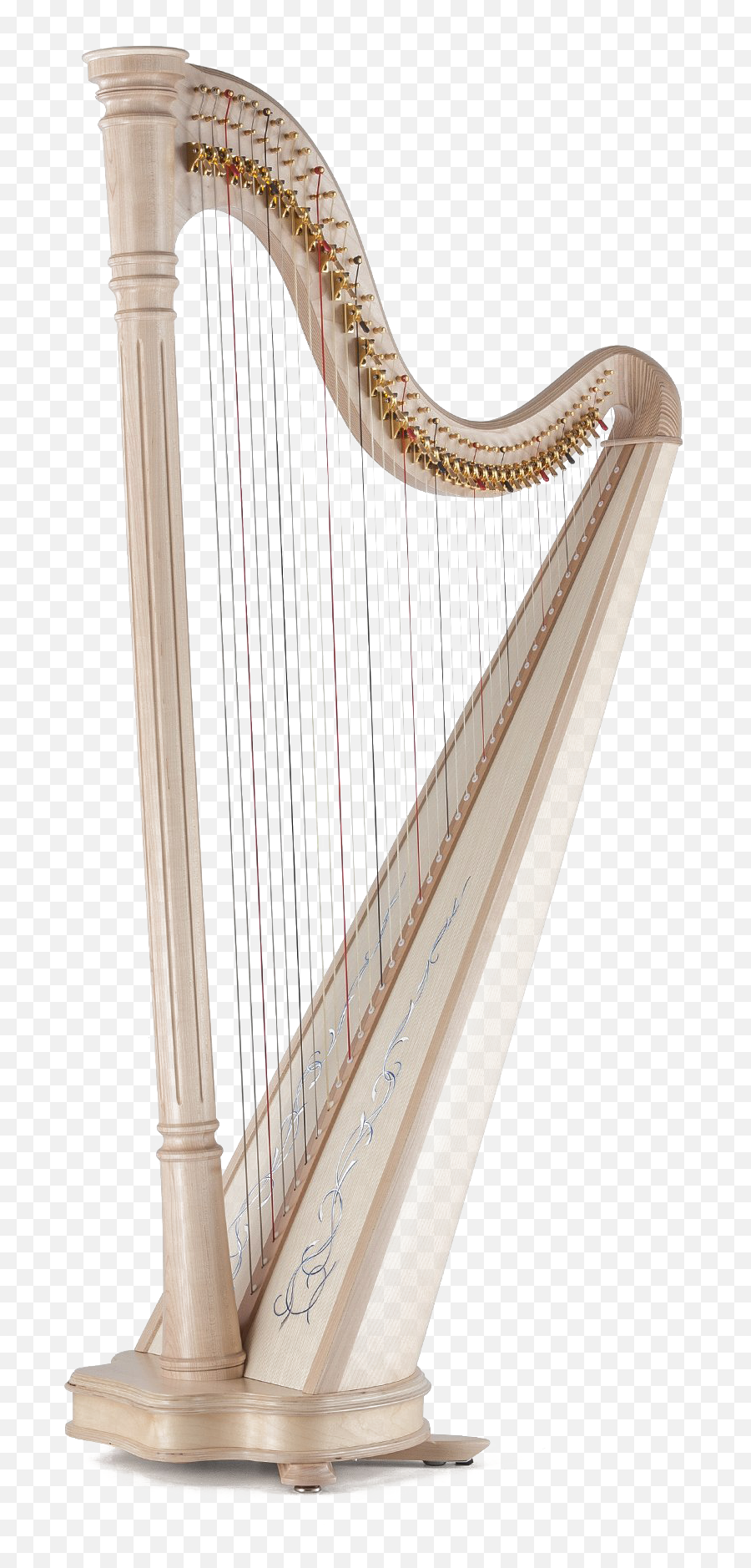 Golden Harp Transparent Background Png Play Emoji,Golden Cross Transparent Background