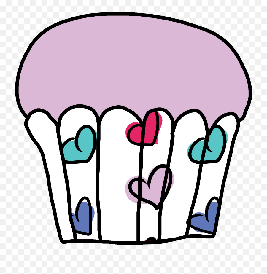 I Love Cupcakes - Clip Art Emoji,Cupcakes Clipart