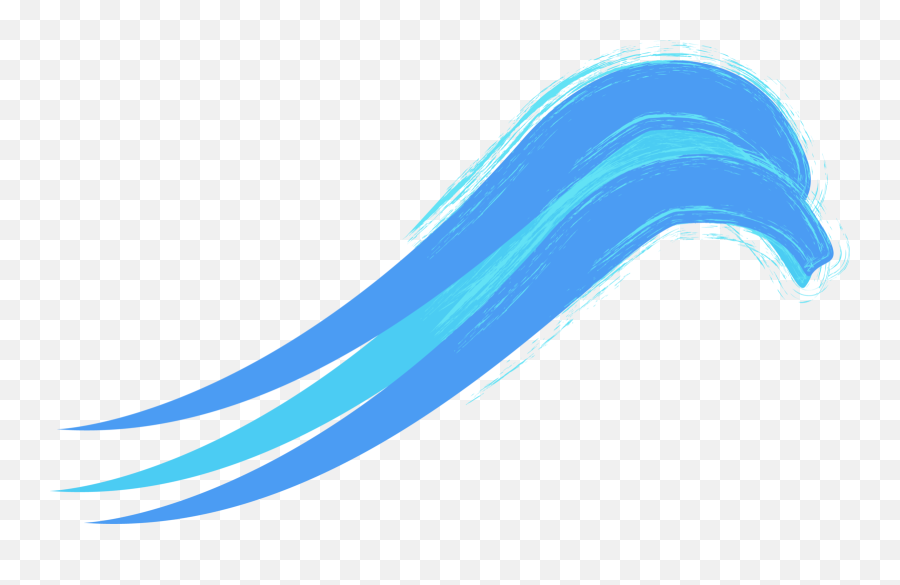 Wave Clipart Png Transparent Png Png - Blue Wave Vector Wave In Png Emoji,Wave Clipart