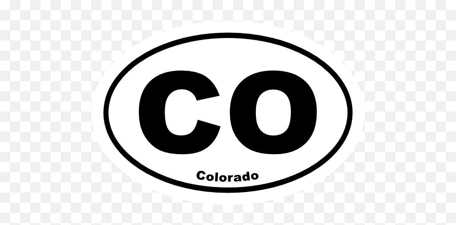 Colorado Co Oval Magnet - Dot Emoji,Oval Clipart
